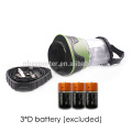 BT-4888 3xD bateria operado 3W LED + 15 LED portátil ultra brilhante lanterna de acampamento